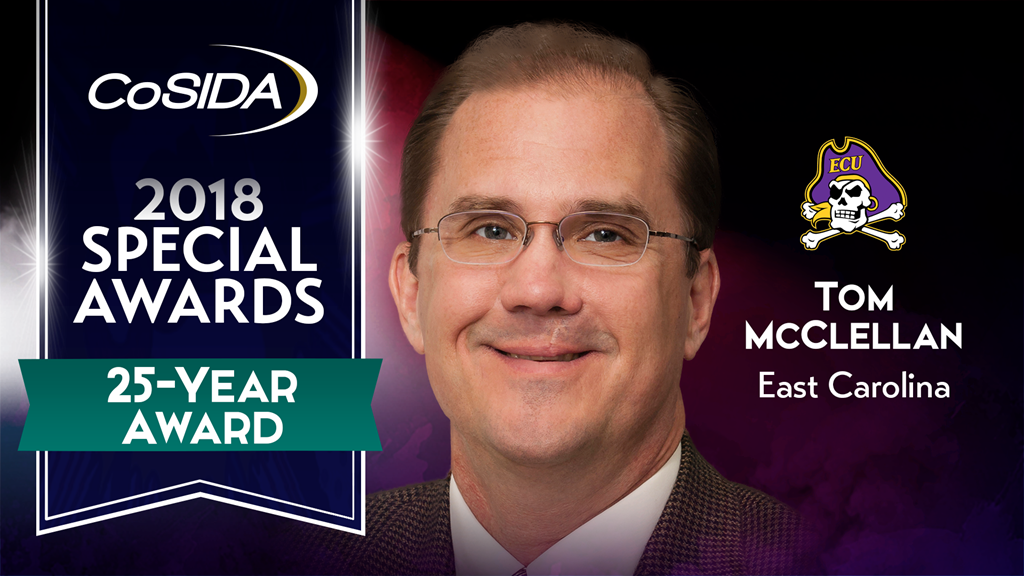 Special Awards Salute: Tom McClellan (East Carolina University), 25-Year Award